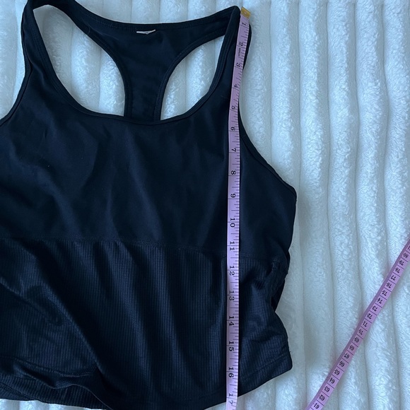 Fabletics Black Racerback Tank Top - Picture 3 of 6
